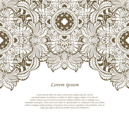Vintage frame. Decorative vector design elements.のイラスト素材