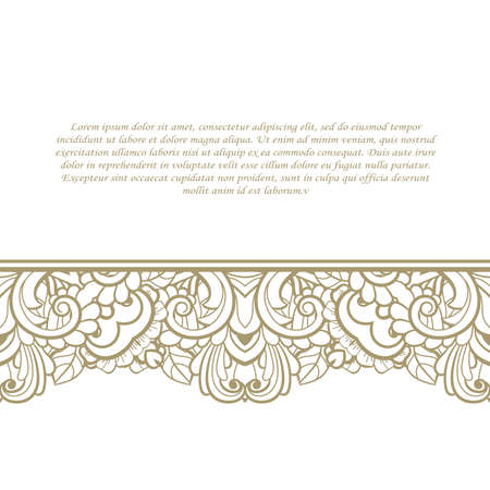 Vintage frame. Decorative vector design elements. 
のイラスト素材