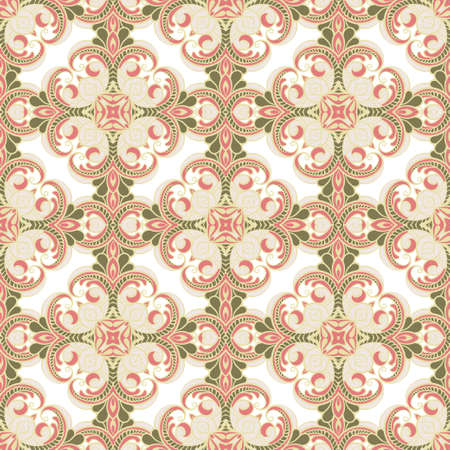 vintage seamless patternのイラスト素材