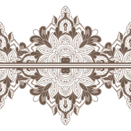Seamless pattern with  vintagel  elementsのイラスト素材