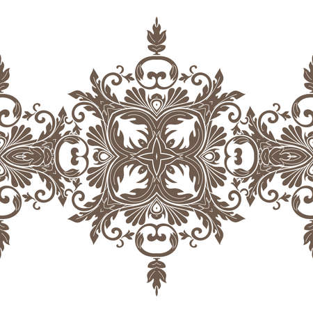 Seamless pattern with  floral  elementsのイラスト素材