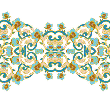 Seamless pattern with  floral  elementsのイラスト素材