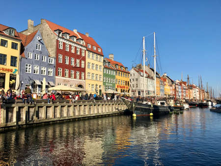 Copenhagen nyhavnのeditorial素材
