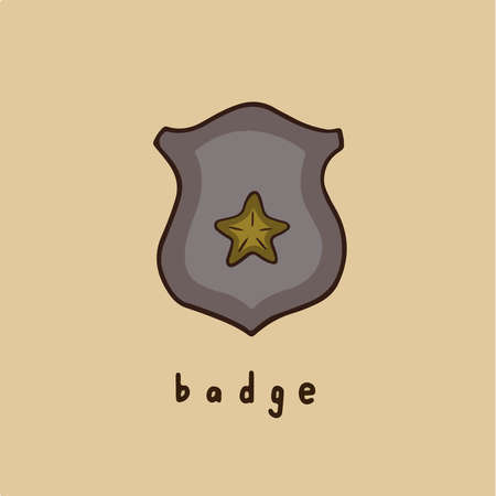 Badge Symbol. Social Media Post. Vector Illustration.のイラスト素材