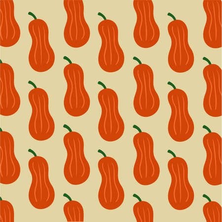 Pumpkins Pattern Background. Social Media Post. Vector Illustration.のイラスト素材