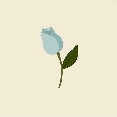 Flowers Symbol. Social Media Post. Floral Vector Illustration.のイラスト素材