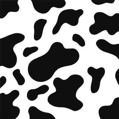 Cow Pattern Background. Ornament Design. Vector Illustration.のイラスト素材