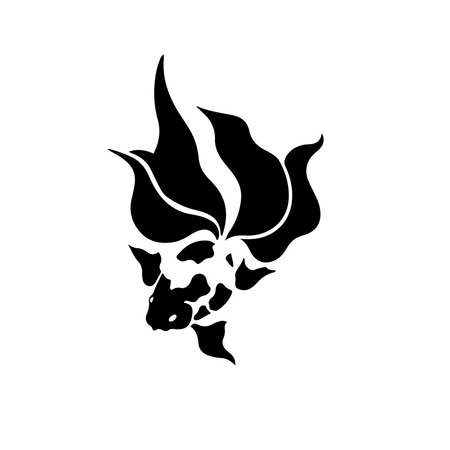 Goldfish Symbol Logo. Vector Illustration.のイラスト素材