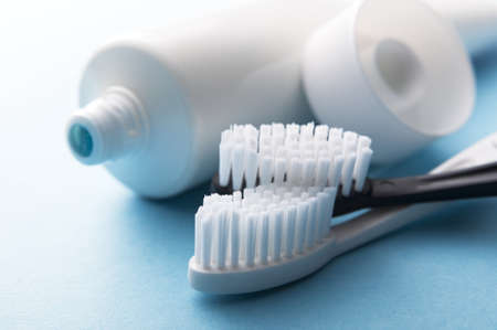 Toothbrush and Toothpasteの写真素材