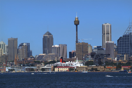 Australia, port and skyline of Sydney Australia, port and skyline of Sydney