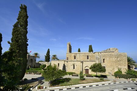 Cyprus, Bellapais Abbeyの写真素材