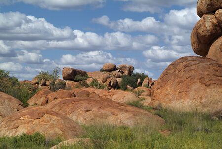Devil's Marbles in Australiaの写真素材