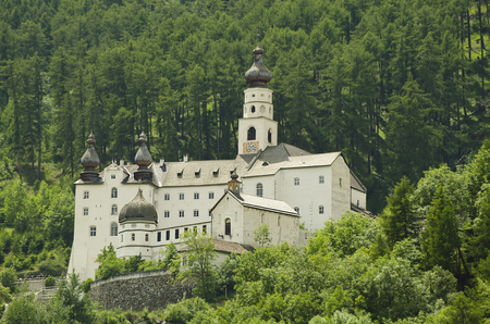 Italy, abbey Marienburg in South Tyrolのeditorial素材