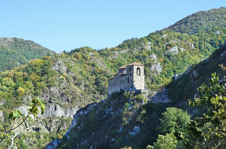 Bulgaria, king Asen medieval fortress in Asenovgradのeditorial素材