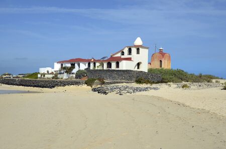 Fuerteventura, Spain - March 30, 2017: Building in more individual structure near El Cotillo on Canary Islandのeditorial素材