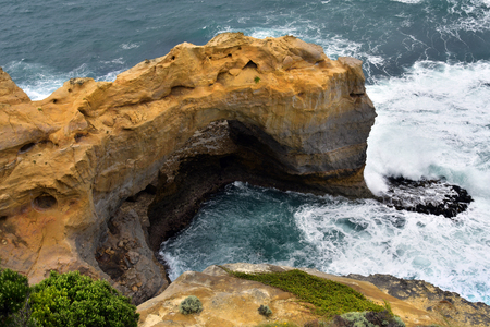 Australia, VIC, Great Ocean Road in Port Campbell National Parkの写真素材