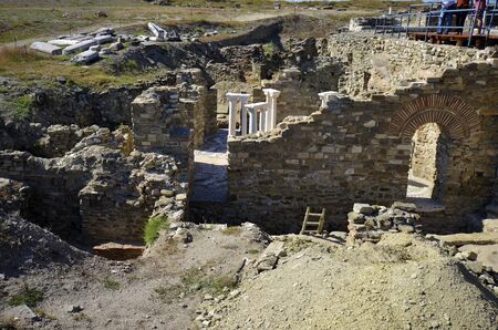 North Macedonia former FYROM, excavations in ancient Roman Stobi village