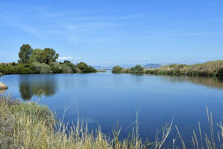 Greece, Epirus, landscpae at Ambracian Gulf aka Gulf of Arta