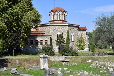Greece, baptistery of saint Lydia, a place apostles Paul baptized the fiirst Christian woman