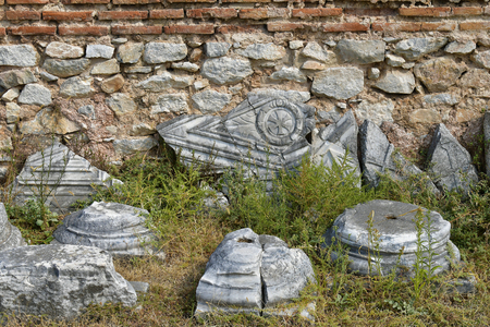 Greece, Unesco world heritage site of ancient Philippiのeditorial素材