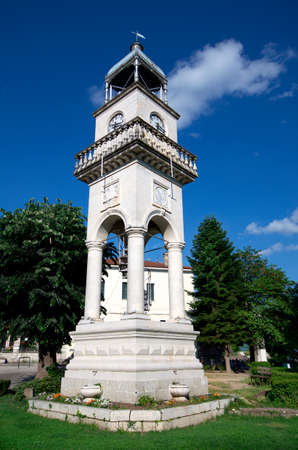 Greece, Ioannina, the clock tower with winding staircase