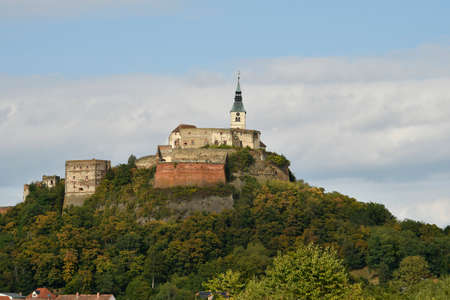 Austria, view of the castle Guessing in southern Burgenlandのeditorial素材