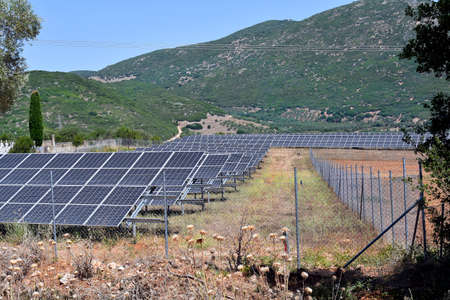 Greece, photovoltaic panels for electricity generation