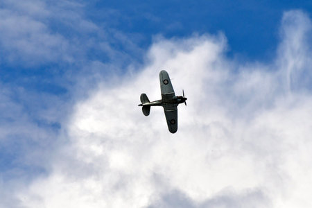 Zeltweg, Austria - September 03, 2022: Public airshow in Styria named Airpower 22, Commonwealth CA 12 Boomerangのeditorial素材