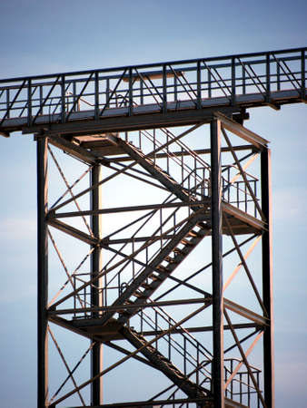 Industrial buildings - nitrogen plants in Wittenberg-Lutherstadt, Sachsen-Anhalt, Germanyの写真素材