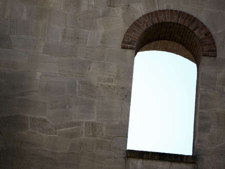 Detail view of the restored Belvedere Castle on the Pfingstberg in Potsdam, Germany, Europeの写真素材