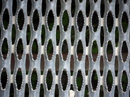 Part of a metal staircaseの写真素材