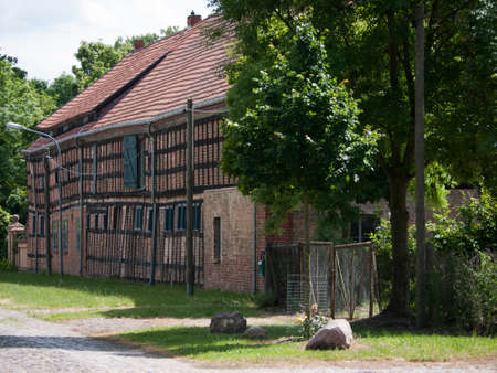 Garz,a village in the municipality of Temnitztal in Ostprignitz-Ruppin, Brandenburg, Germanyのeditorial素材