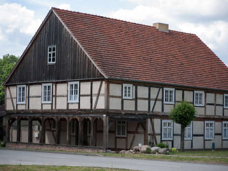 Garz,a village in the municipality of Temnitztal in Ostprignitz-Ruppin, Brandenburg, Germanyのeditorial素材
