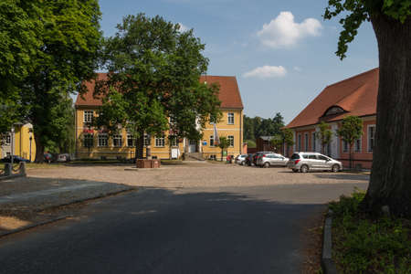 Joachimsthal, Barnim, Brandenburg, Germany - Police Officeのeditorial素材