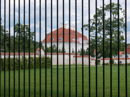 Meseberg, district Gransee, Oberhavel, Land Brandenburg, Germany - Baroque palace Meseberg, since 2007 guest house of the german governmentのeditorial素材