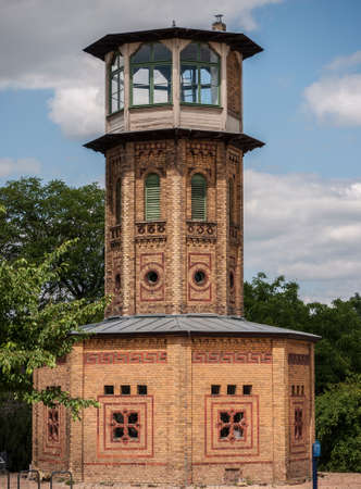 Brickworks Museum Glindow - Detail of brick wallのeditorial素材