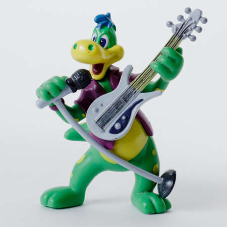 Singing Dragon with Guitarの写真素材