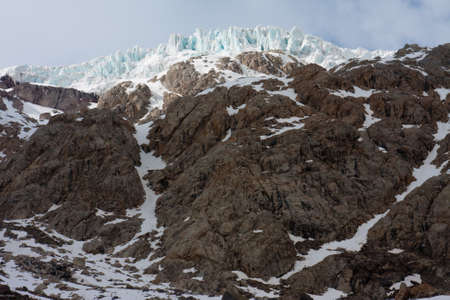 Rigel Terskol glacier in the Caucasusの写真素材