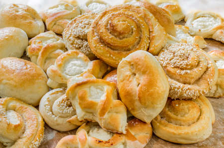 Pile of fresh baking