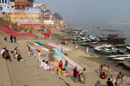 Varanasi and Gangesのeditorial素材
