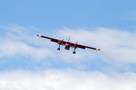 Airplane for landing, Falkland Islands