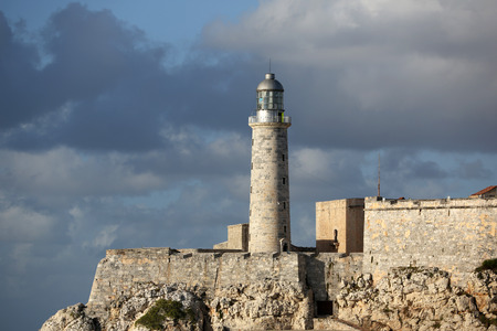 Cuba, Havana, Moro Castleの写真素材