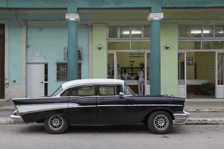 Cuba, Cardenas, Oldtimerのeditorial素材