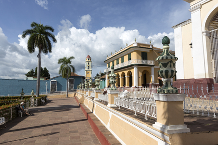 Cuba, park in Trinidadのeditorial素材