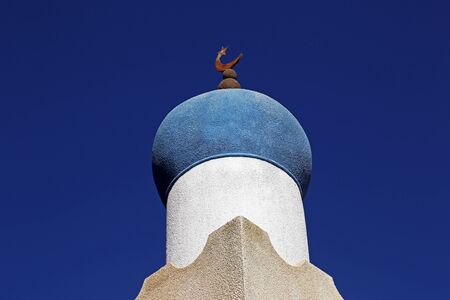 Old Minarett in Omanの写真素材