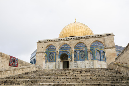 Mousque of Al-aqsa (Dome of the Rock) in Old Town - Jerusalem, Israelのeditorial素材