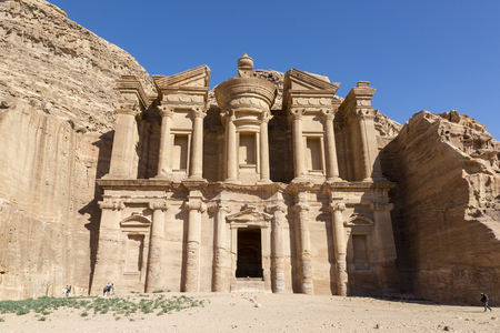 The Monastery Al Deir in Petra, Jordan