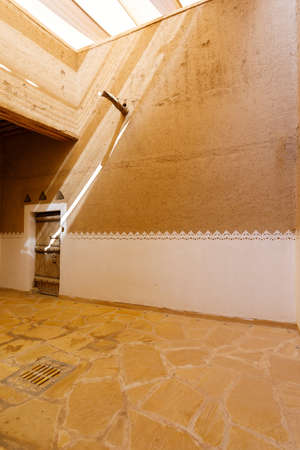 Riyadh, Saudi Arabia, February 15 2020: Historical space within the old Al Masmak fort in downtown Riyadh, Kingdom of Saudi Arabiaのeditorial素材
