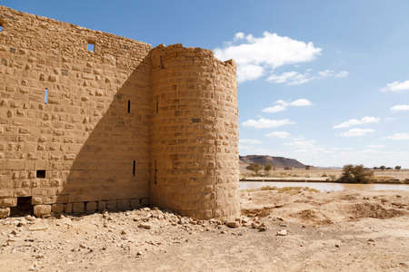 Ruins from a stone Brick Castle near Tabuk City. It was one of the major stations for the Shamiite...