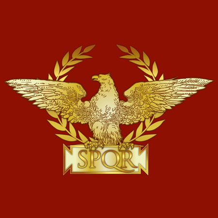 Roman Empire coat of armsのイラスト素材